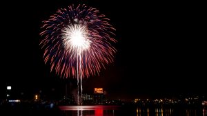 July 4th Fireworks over Inner Harbor